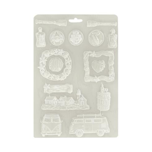 Stamperia - Gießform A4 "Silent Sea" Soft Mould