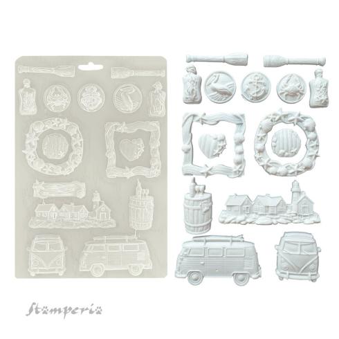 Stamperia - Gießform A4 "Silent Sea" Soft Mould