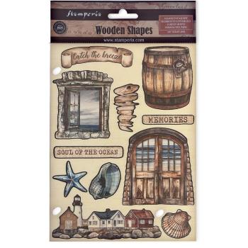 Stamperia - Holzteile A5 "Soul of the Ocean" Wooden Shapes