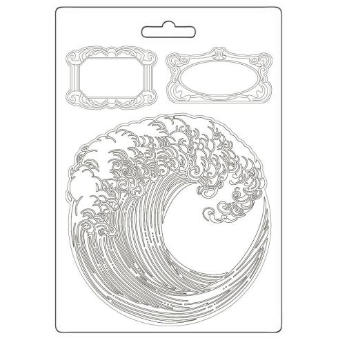 Stamperia - Gießform A5 "Wave" Soft Mould 