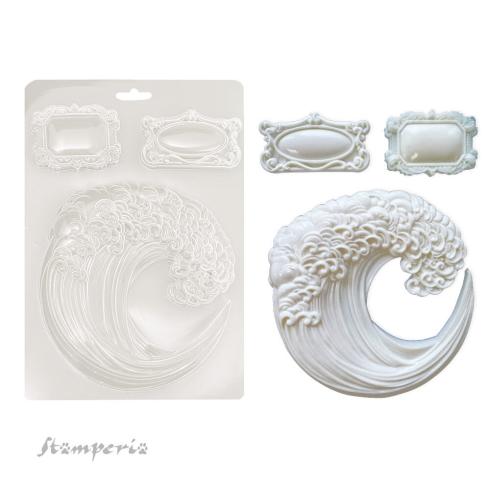 Stamperia - Gießform A5 "Wave" Soft Mould 