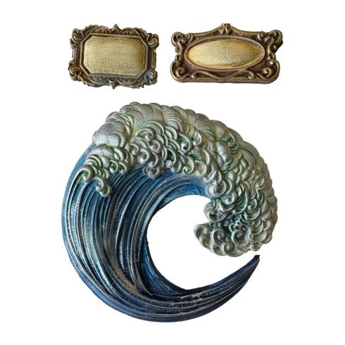 Stamperia - Gießform A5 "Wave" Soft Mould 