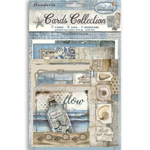 Stamperia - Stanzteile "Silent Sea" Cards Collection