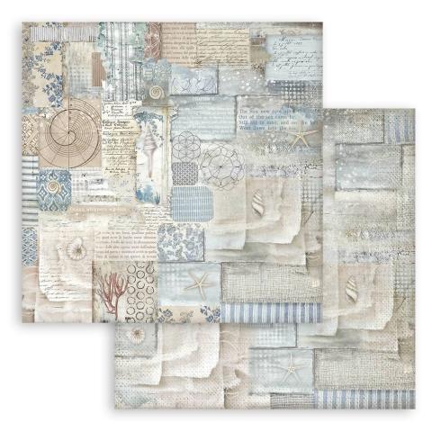Stamperia - Designpapier "Silent Sea" Maxi Paper Pack 12x12 Inch - 10 Bogen