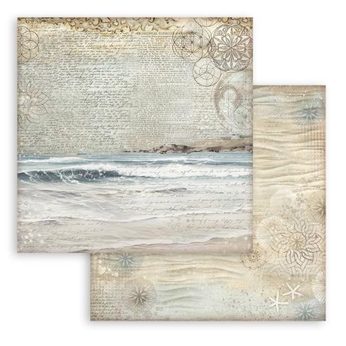 Stamperia - Designpapier "Silent Sea" Maxi Paper Pack 12x12 Inch - 10 Bogen