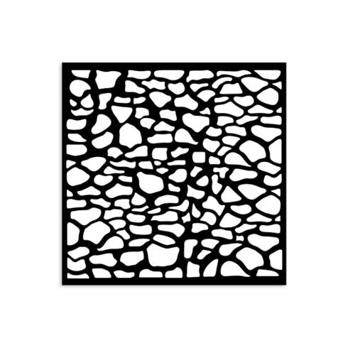 Stamperia - Schablone 12x12cm "Stones Pattern" Stencil