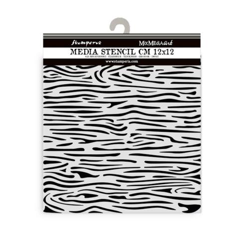 Stamperia - Schablone 12x12cm "Wood Pattern" Stencil