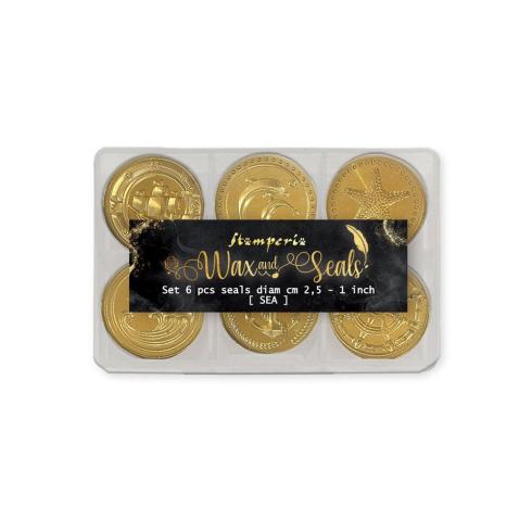 Stamperia - Wachssiegel Stempel "Silent Sea" Wax And Seals