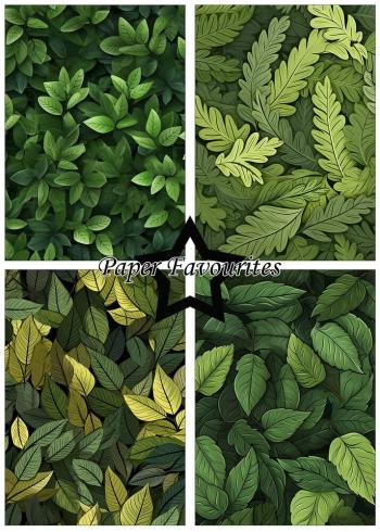 Paper Favourites - Designpapier "Forest Leaves" Paper Pack A5 - 24 Bogen
