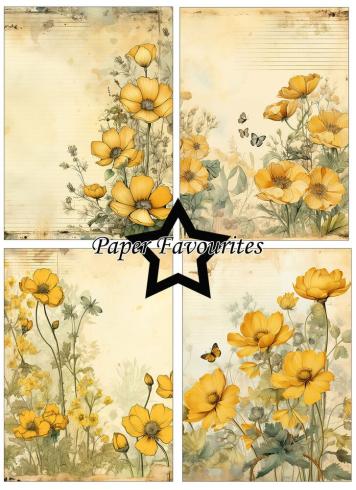 Paper Favourites - Designpapier "Buttercup" Paper Pack A6 - 24 Bogen