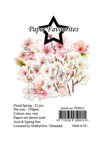 Paper Favourites - Stanzteile "Floral Spring" Die Cuts 