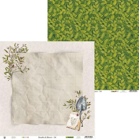 Piatek P13 - Designpapier "Breathe and Bloom" Paper Pack 12x12 Inch - 12 Bogen