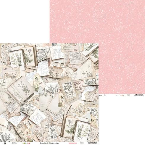 Piatek P13 - Designpapier "Breathe and Bloom" Paper Pack 12x12 Inch - 12 Bogen
