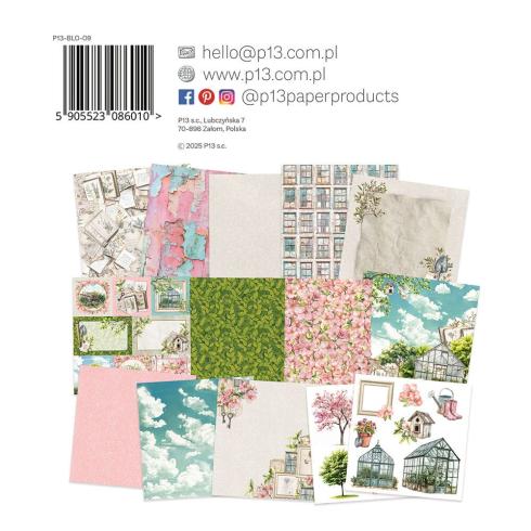 Piatek P13 - Designpapier "Breathe and Bloom" Paper Pack 6x6 Inch - 24 Bogen