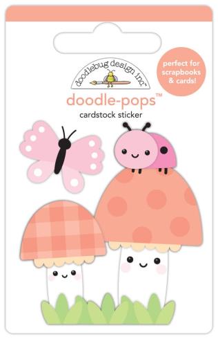 Doodlebug Design - Sticker "Butterfly Kisses Fun Guys" Doodle-Pops 