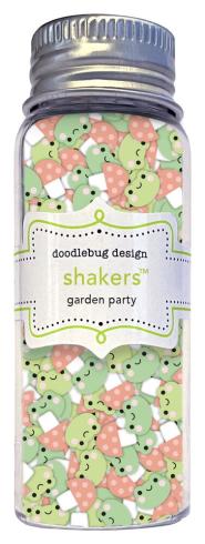 Doodlebug Design - Schüttelelemente "Butterfly Kisses Garden Party" Shakers