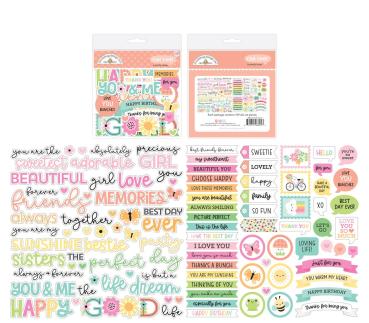 Doodlebug Design - Stanzteile "Butterfly Kisses" Chit Chat