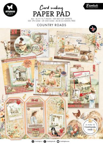Studio Light  "Country Roads" Cardmaking Pad A4