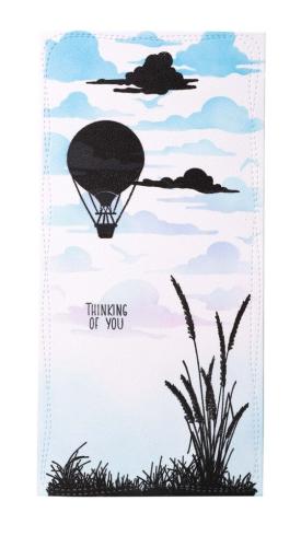 Studio Light - Schablone "Cloud Background" Stencil  