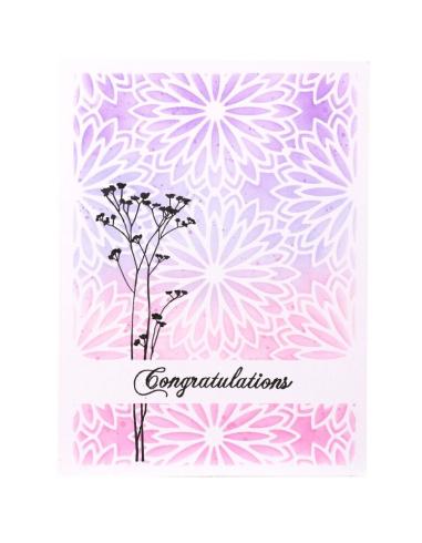 Studio Light - Schablone "Floral Pattern" Stencil  