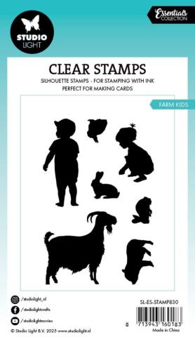 Studio Light - Stempelset "Farm Kids" Clear Stamps