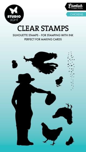 Studio Light - Stempelset "Chickens" Clear Stamps