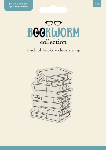 Crafters Companion - Stempel "Stack of Books" Clear Stamps
