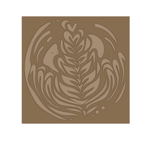 Crafters Companion - Prägefolder "Thanks a Latte" 2D Embossingfolder