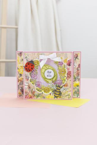 Crafters Companion - Stanzschablone "Flora & Fauna Bugs" Dies
