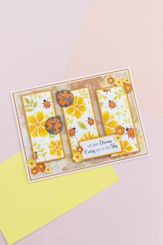 Crafters Companion - Stanzschablone "Flora & Fauna Bugs" Dies