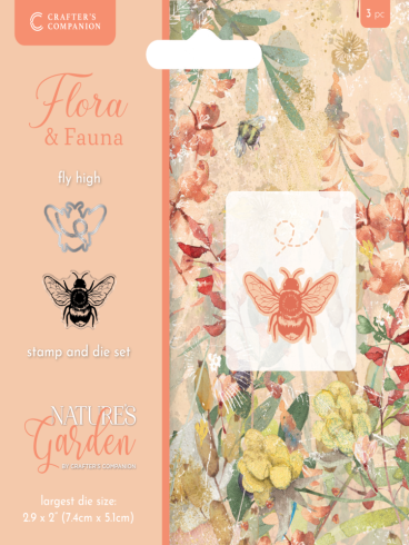 Crafters Companion - Stempelset & Stanzschablone "Fly High" Stamp & Dies