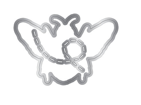 Crafters Companion - Stempelset & Stanzschablone "Fly High" Stamp & Dies