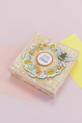 Crafters Companion - Stempelset & Stanzschablone "Fly High" Stamp & Dies