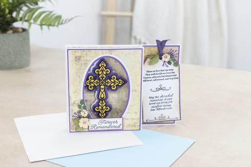 Crafters Companion - Stempelset "With Sympathy" Clear Stamps