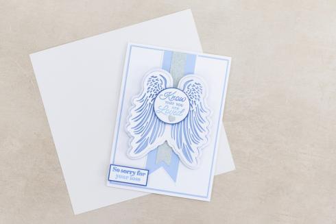 Crafters Companion - Stempelset "With Sympathy" Clear Stamps