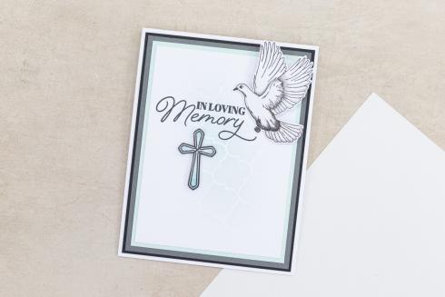 Crafters Companion - Stempelset "With Sympathy" Clear Stamps