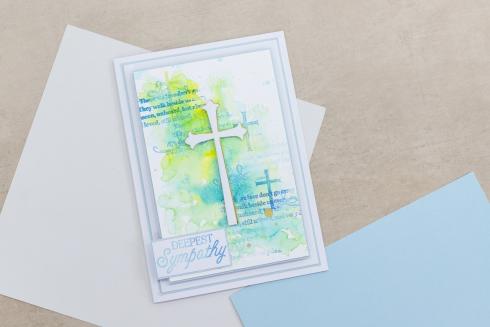 Crafters Companion - Stempelset "With Sympathy" Clear Stamps