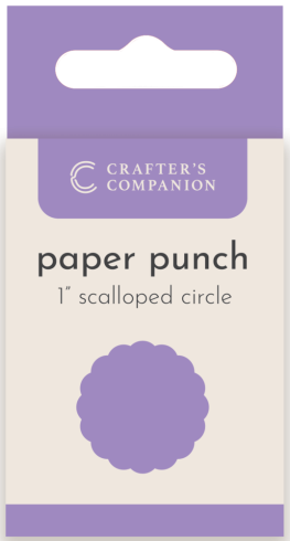 Crafters Companion - Handstanzer "Scalloped Circle" Punch