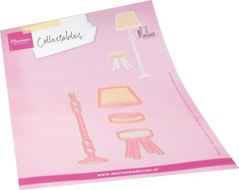 Marianne Design - Präge- und Stanzschalone "Lamp & Stool" Collectables Dies
