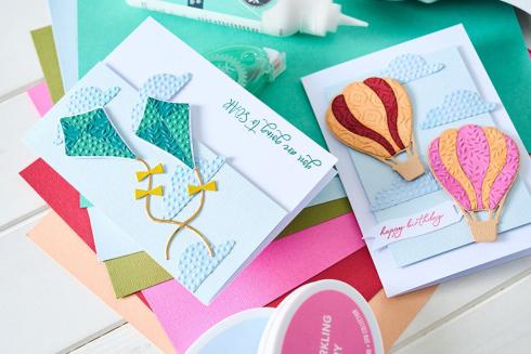 Sizzix - Stempelset "Up and Away" Clear Stamps Design by Catherine Pooler