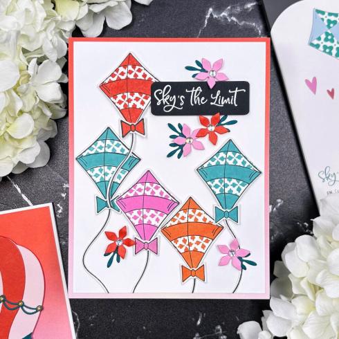 Sizzix - Stempelset "Sky's the Limit" Clear Stamps Design by Catherine Pooler