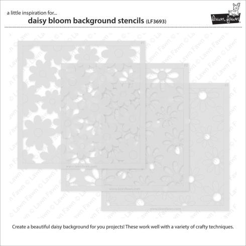 Lawn Fawn - Schablone "Daisy Bloom" Stencil