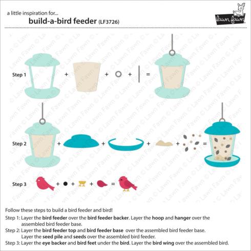 Lawn Fawn - Stanzschablone "Build-A-Bird Feeder" Dies