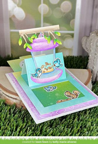 Lawn Fawn - Stanzschablone "Build-A-Bird Feeder" Dies