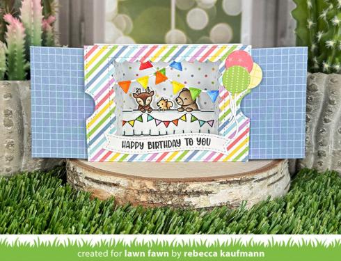 Lawn Fawn - Stanzschablone "Ta-Da! Diorama! Scalloped Window" Add-on Die