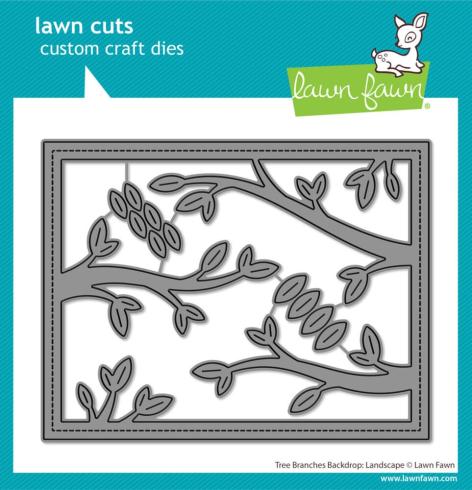 Lawn Fawn - Stanzschablone "Tree Branches Backdrop Landscape" Dies