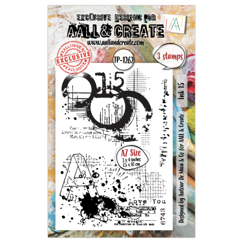 AALL and Create - Stempelset A7 "Ink 15" Clear Stamps