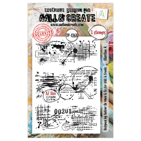 AALL and Create - Stempelset A7 "Starline K" Clear Stamps