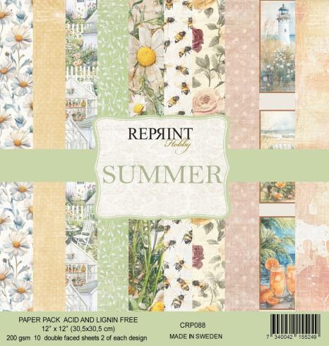 Reprint - Designpapier "Summer" Paper Pack 12x12 Inch - 10 Bogen