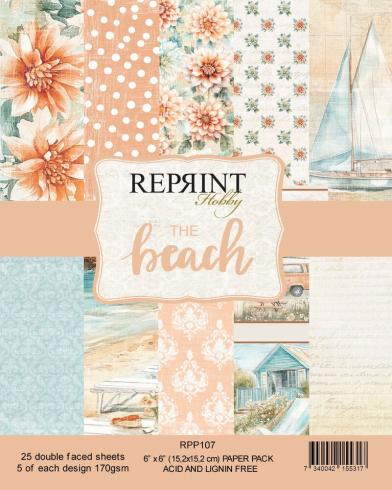 Reprint - Designpapier "The Beach" Paper Pack 6x6 Inch - 20 Bogen